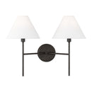 Visual Comfort Studio - CW1382AI - Two Light Wall Sconce - Ridgewood - Aged Iron