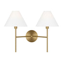 Visual Comfort Studio - CW1382BBS - Two Light Wall Sconce - Ridgewood - Burnished Brass