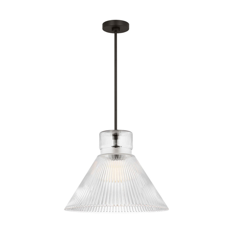 Visual Comfort Studio - DJP1201MBK - One Light Pendant - Liouet - Midnight Black