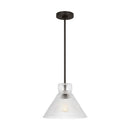 Visual Comfort Studio - DJP1221MBK - One Light Pendant - Liouet - Midnight Black