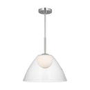 One Light Pendant<br /><span style="color:#4AB0CE;">Entrega: 4-10 dias en USA</span><br /><span style="color:#4AB0CE;font-size:60%;">PREGUNTE POR ENTREGA EN PANAMA</span><br />Collection: Suma<br />Finish: Brushed Nickel