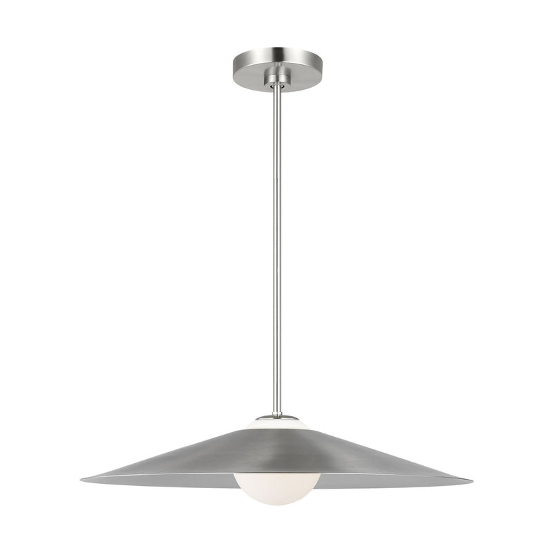 Visual Comfort Studio - DJP1281BS - One Light Pendant - Astra - Brushed Nickel
