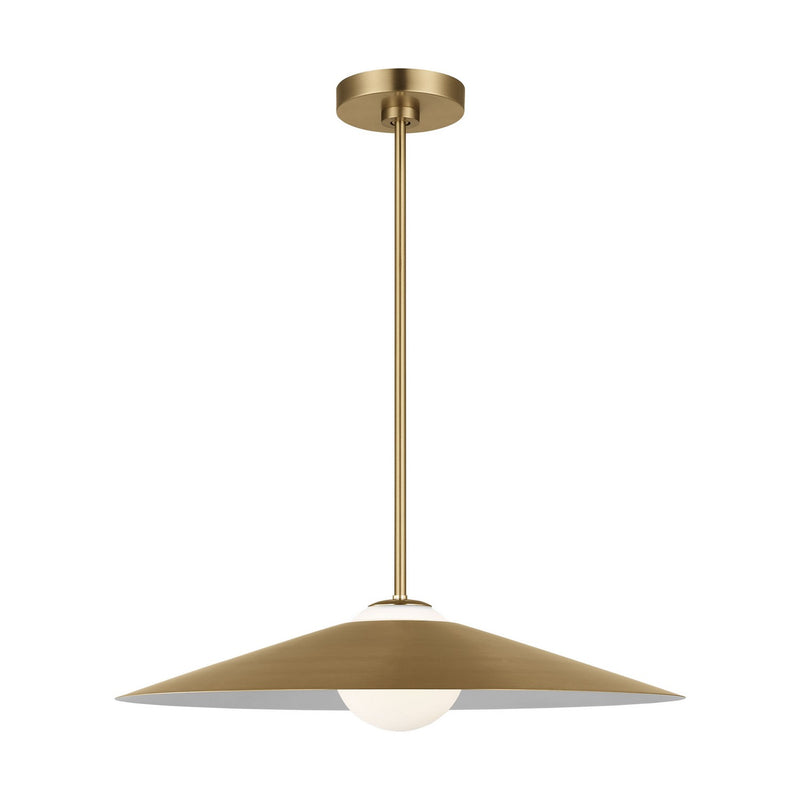 Visual Comfort Studio - DJP1281SB - One Light Pendant - Astra - Satin Brass