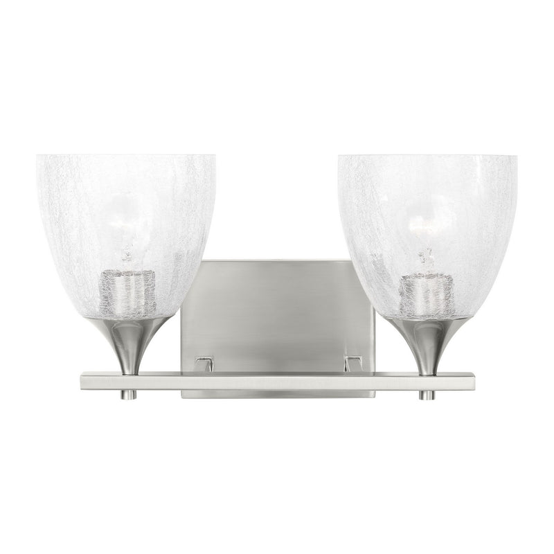Visual Comfort Studio - DJV1022BSCKG - Two Light Vanity - Toffino - Brushed Nickel
