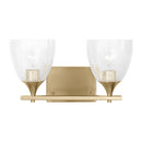 Visual Comfort Studio - DJV1022SBCKG - Two Light Vanity - Toffino - Satin Brass
