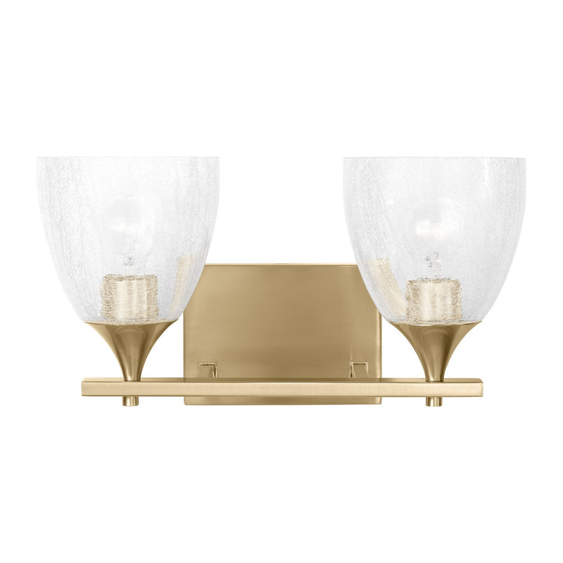 Visual Comfort Studio - DJV1022SBCKG - Two Light Vanity - Toffino - Satin Brass