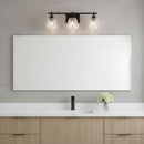 Visual Comfort Studio - DJV1023MBKCKG - Three Light Vanity - Toffino - Midnight Black