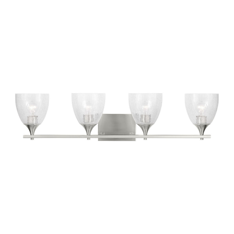 Visual Comfort Studio - DJV1024BSCKG - Four Light Vanity - Toffino - Brushed Nickel