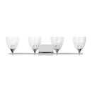Visual Comfort Studio - DJV1024CHCKG - Four Light Vanity - Toffino - Chrome
