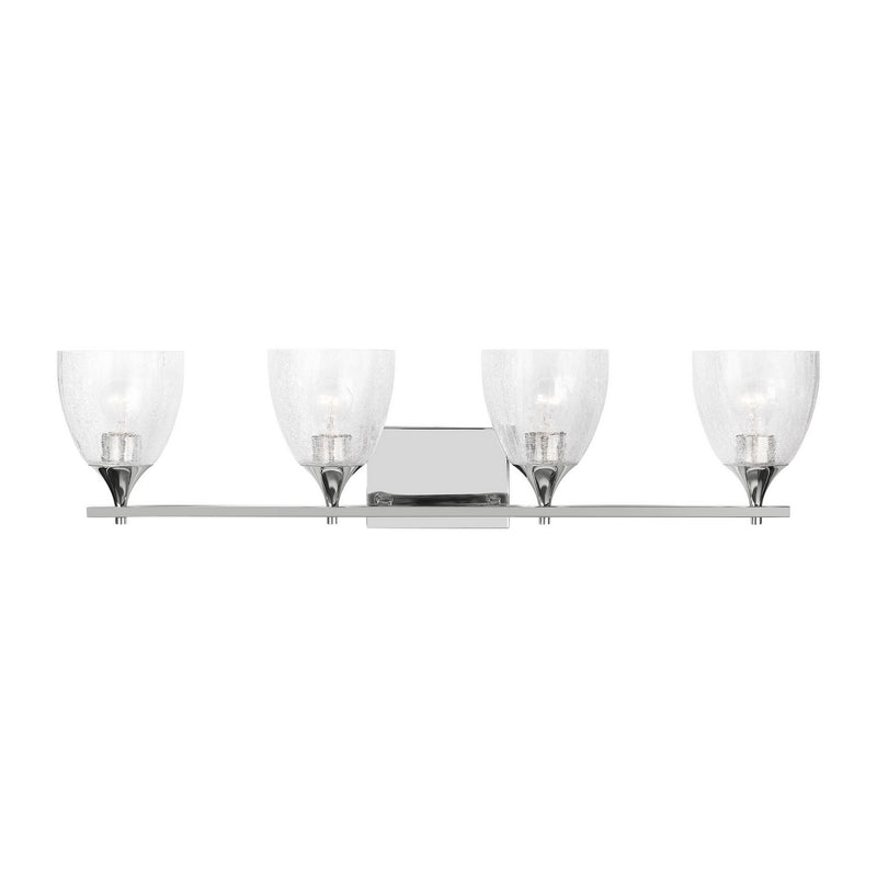 Visual Comfort Studio - DJV1024CHCKG - Four Light Vanity - Toffino - Chrome