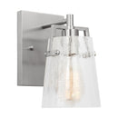 One Light Wall Sconce<br /><span style="color:#4AB0CE;">Entrega: 4-10 dias en USA</span><br /><span style="color:#4AB0CE;font-size:60%;">PREGUNTE POR ENTREGA EN PANAMA</span><br />Collection: Crofton<br />Finish: Brushed Nickel