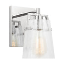 One Light Wall Sconce<br /><span style="color:#4AB0CE;">Entrega: 4-10 dias en USA</span><br /><span style="color:#4AB0CE;font-size:60%;">PREGUNTE POR ENTREGA EN PANAMA</span><br />Collection: Crofton<br />Finish: Chrome