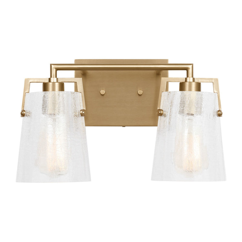 Visual Comfort Studio - DJV1032SBCKG - Two Light Vanity - Crofton - Satin Brass