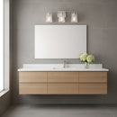 Visual Comfort Studio - DJV1033BSCKG - Three Light Vanity - Crofton - Brushed Nickel