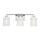 Three Light Vanity<br /><span style="color:#4AB0CE;">Entrega: 4-10 dias en USA</span><br /><span style="color:#4AB0CE;font-size:60%;">PREGUNTE POR ENTREGA EN PANAMA</span><br />Collection: Crofton<br />Finish: Chrome