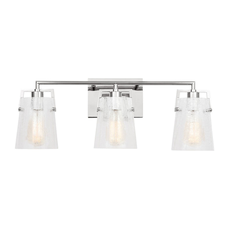 Visual Comfort Studio - DJV1033CHCKG - Three Light Vanity - Crofton - Chrome
