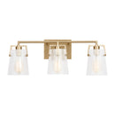 Visual Comfort Studio - DJV1033SBCKG - Three Light Vanity - Crofton - Satin Brass