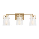 Three Light Vanity<br /><span style="color:#4AB0CE;">Entrega: 4-10 dias en USA</span><br /><span style="color:#4AB0CE;font-size:60%;">PREGUNTE POR ENTREGA EN PANAMA</span><br />Collection: Crofton<br />Finish: Satin Brass