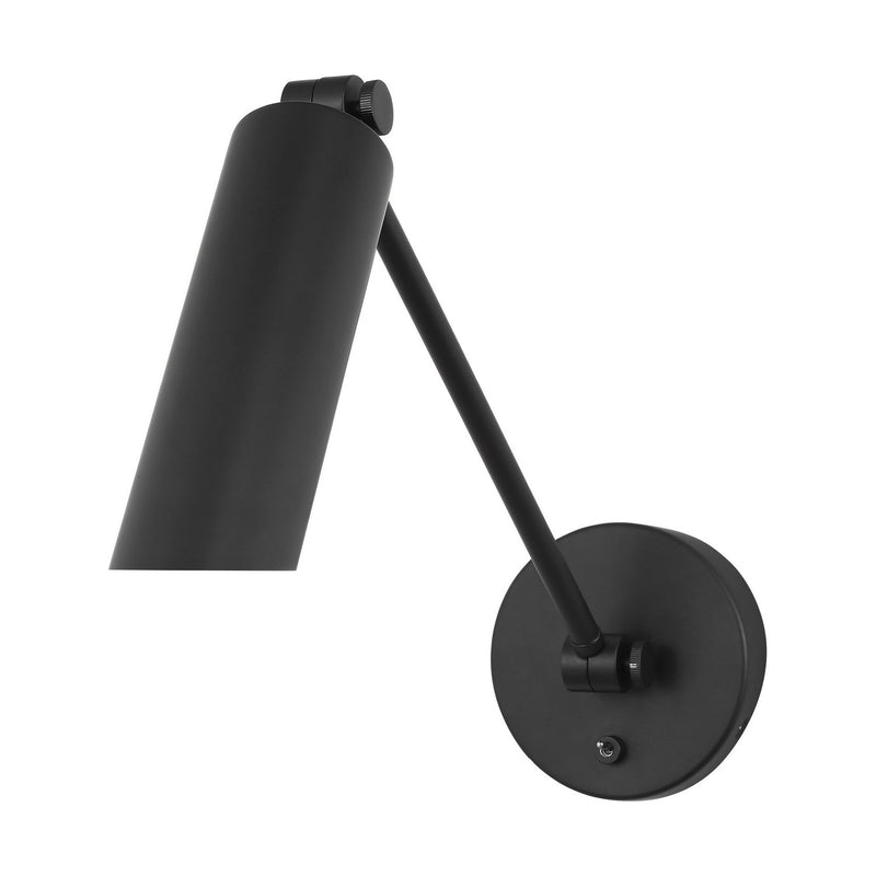One Light Wall Sconce<br /><span style="color:#4AB0CE;">Entrega: 4-10 dias en USA</span><br /><span style="color:#4AB0CE;font-size:60%;">PREGUNTE POR ENTREGA EN PANAMA</span><br />Collection: Frasar<br />Finish: Midnight Black