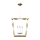 Visual Comfort Studio - EC1344CDG - Four Light Lantern - Viota - Casted Gild