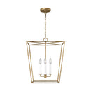 Four Light Lantern<br /><span style="color:#4AB0CE;">Entrega: 4-10 dias en USA</span><br /><span style="color:#4AB0CE;font-size:60%;">PREGUNTE POR ENTREGA EN PANAMA</span><br />Collection: Viota<br />Finish: Casted Gild