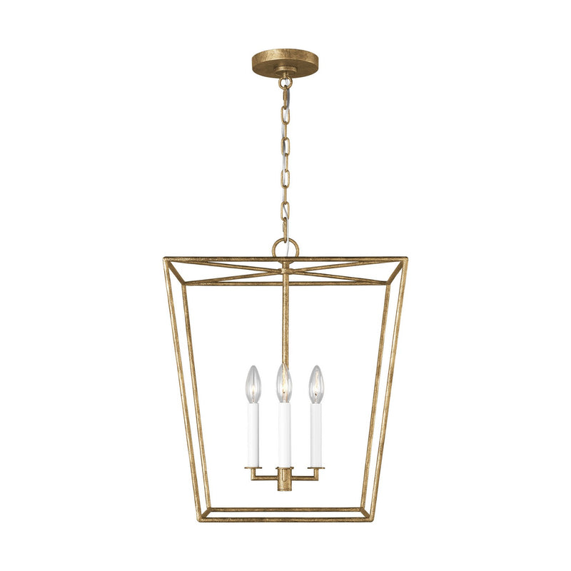 Visual Comfort Studio - EC1344CDG - Four Light Lantern - Viota - Casted Gild