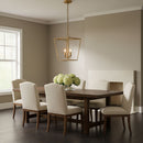 Visual Comfort Studio - EC1353CDG - Three Light Lantern - Viota - Casted Gild