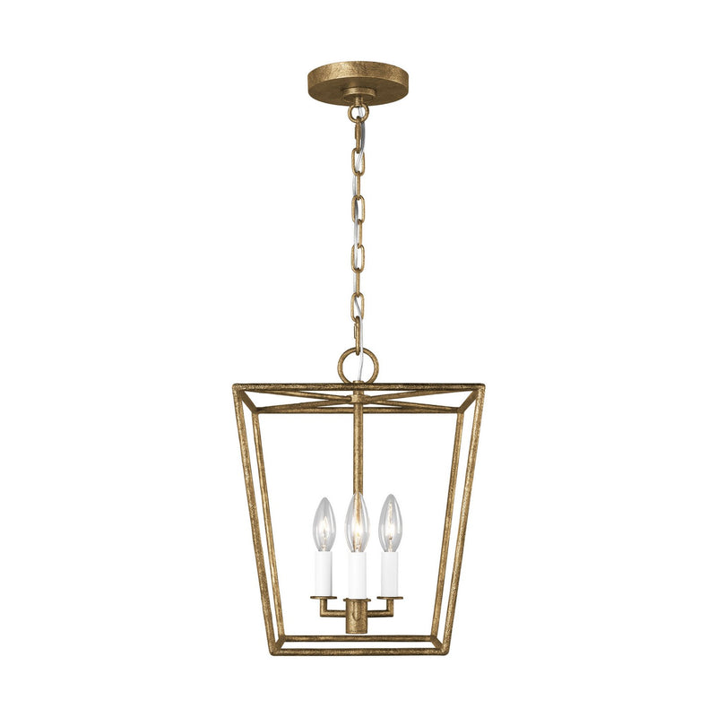 Visual Comfort Studio - EC1353CDG - Three Light Lantern - Viota - Casted Gild