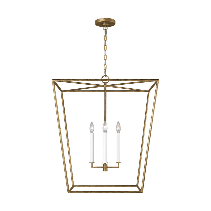 Visual Comfort Studio - EC1364CDG - Four Light Lantern - Viota - Casted Gild