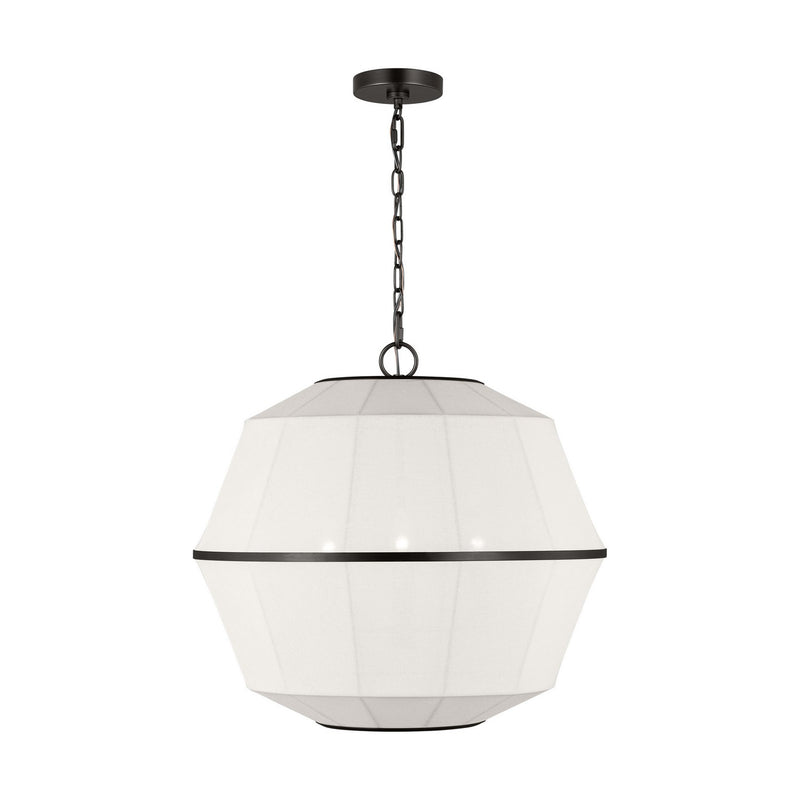 Visual Comfort Studio - EP1463AI - Three Light Lantern - Hikari - Aged Iron