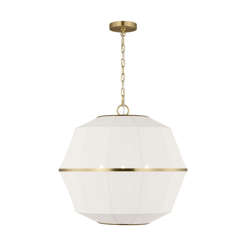 Visual Comfort Studio - EP1463BBS - Three Light Lantern - Hikari - Burnished Brass
