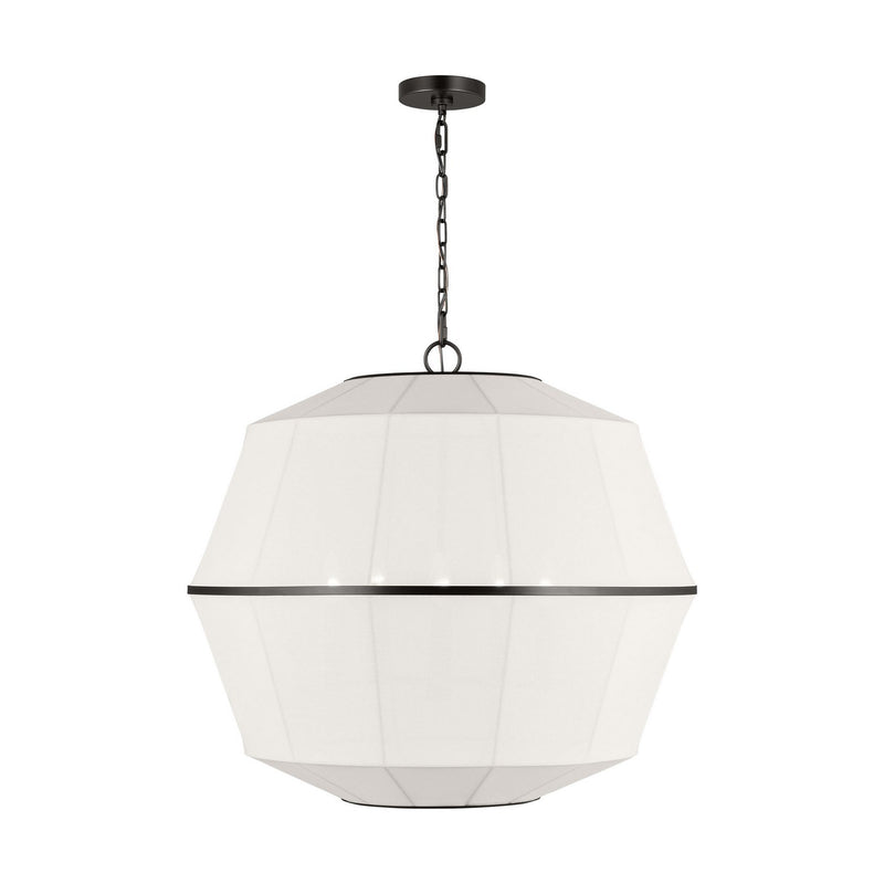 Visual Comfort Studio - EP1475AI - Five Light Chandelier - Hikari - Aged Iron