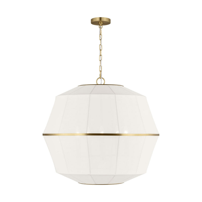 Visual Comfort Studio - EP1475BBS - Five Light Lantern - Hikari - Burnished Brass