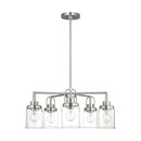 Visual Comfort Studio - GLC1175BS - Five Light Chandelier - Anders - Brushed Nickel