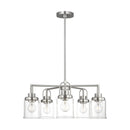 Five Light Chandelier<br /><span style="color:#4AB0CE;">Entrega: 4-10 dias en USA</span><br /><span style="color:#4AB0CE;font-size:60%;">PREGUNTE POR ENTREGA EN PANAMA</span><br />Collection: Anders<br />Finish: Brushed Nickel
