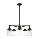 Five Light Chandelier<br /><span style="color:#4AB0CE;">Entrega: 4-10 dias en USA</span><br /><span style="color:#4AB0CE;font-size:60%;">PREGUNTE POR ENTREGA EN PANAMA</span><br />Collection: Anders<br />Finish: Midnight Black