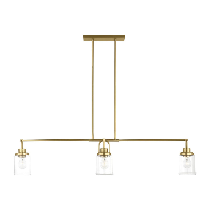 Visual Comfort Studio - GLC1184SB - Four Light Chandelier - Anders - Satin Brass