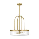 Four Light Pendant<br /><span style="color:#4AB0CE;">Entrega: 4-10 dias en USA</span><br /><span style="color:#4AB0CE;font-size:60%;">PREGUNTE POR ENTREGA EN PANAMA</span><br />Collection: Anders<br />Finish: Satin Brass