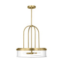 Visual Comfort Studio - GLP1064SB - Four Light Pendant - Anders - Satin Brass
