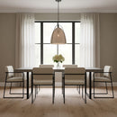 Visual Comfort Studio - GLP1081MBK-ASW - One Light Pendant - Norman - Ash Wicker