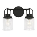 Two Light Vanity<br /><span style="color:#4AB0CE;">Entrega: 4-10 dias en USA</span><br /><span style="color:#4AB0CE;font-size:60%;">PREGUNTE POR ENTREGA EN PANAMA</span><br />Collection: Anders<br />Finish: Midnight Black