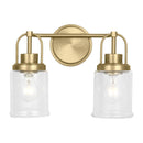 Two Light Vanity<br /><span style="color:#4AB0CE;">Entrega: 4-10 dias en USA</span><br /><span style="color:#4AB0CE;font-size:60%;">PREGUNTE POR ENTREGA EN PANAMA</span><br />Collection: Anders<br />Finish: Satin Brass