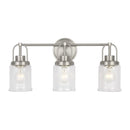 Three Light Vanity<br /><span style="color:#4AB0CE;">Entrega: 14-15 semanas en USA</span><br /><span style="color:#4AB0CE;font-size:60%;">PREGUNTE POR ENTREGA EN PANAMA</span><br />Collection: Anders<br />Finish: Brushed Nickel