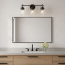 Visual Comfort Studio - GLV1073MBK - Three Light Vanity - Anders - Midnight Black