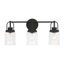 Visual Comfort Studio - GLV1073MBK - Three Light Vanity - Anders - Midnight Black