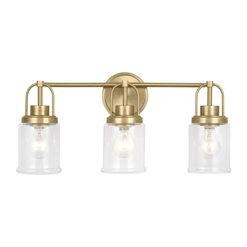 Visual Comfort Studio - GLV1073SB - Three Light Vanity - Anders - Satin Brass