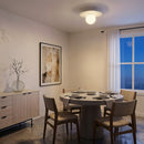 One Light Flush Mount<br /><span style="color:#4AB0CE;">Entrega: 4-10 dias en USA</span><br /><span style="color:#4AB0CE;font-size:60%;">PREGUNTE POR ENTREGA EN PANAMA</span><br />Collection: Nodes<br />Finish: Matte White