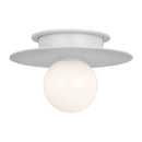 Visual Comfort Studio - KF1001MWT - One Light Flush Mount - Nodes - Matte White
