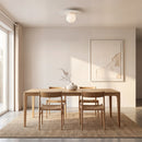 One Light Flush Mount<br /><span style="color:#4AB0CE;">Entrega: 4-10 dias en USA</span><br /><span style="color:#4AB0CE;font-size:60%;">PREGUNTE POR ENTREGA EN PANAMA</span><br />Collection: Nodes<br />Finish: Matte White