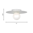 Visual Comfort Studio - KF1011MWT - One Light Flush Mount - Nodes - Matte White
